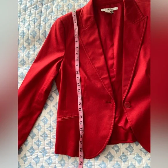 Zara Red Blazer - Picture 10 of 12